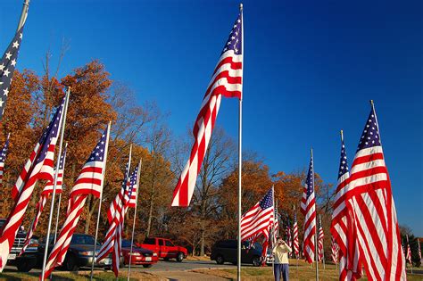 Tattered Flag on Veterans Day - Cape Girardeau History and Photos