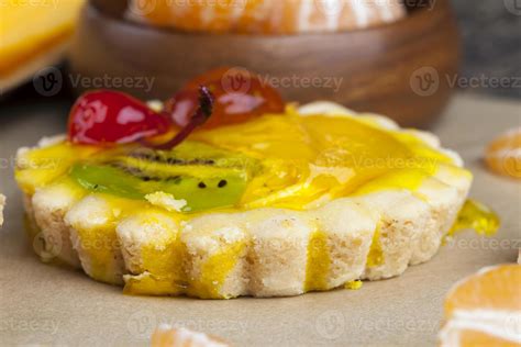 fruit cake with jelly and various fruits 9406881 Stock Photo at Vecteezy