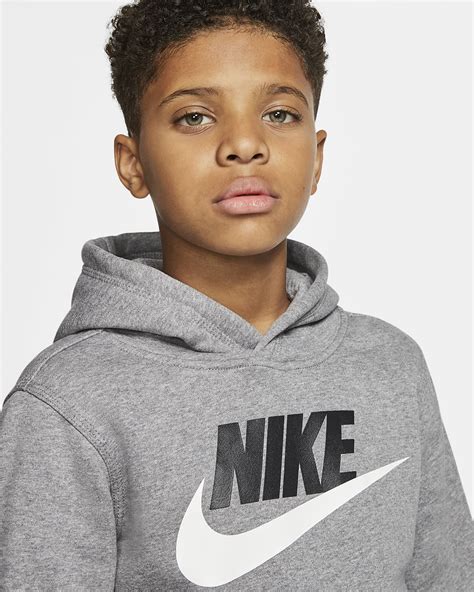 Nike Sportswear Club Fleece Older Kids Pullover Hoodie Nike Ae