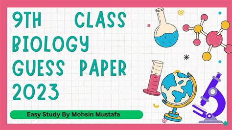 9th Class Biology Guess Paper 2023 Guess Paper Biology Easy Study