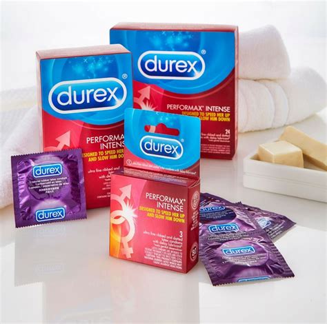 Durex Performax Intense Ultra Fine Ribbed Dotted Condoms Delay