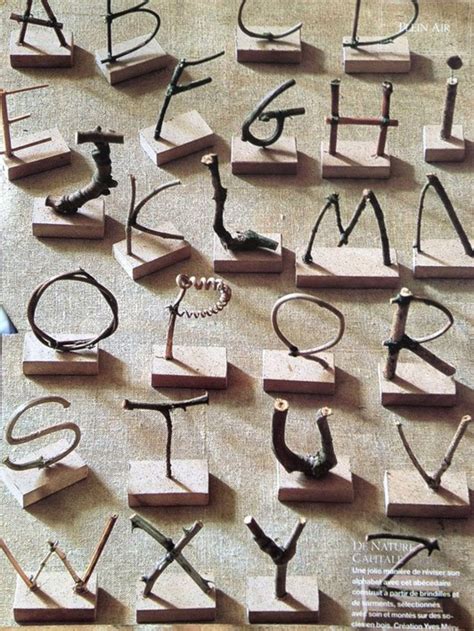 Make Your Own Stick Alphabet | Carle Museum