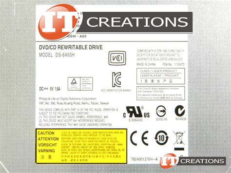 DS-8A9SHH-DELL DELL OPTICAL DRIVE DVD MULTI RECORDER RW DVD REWRITABLE ...