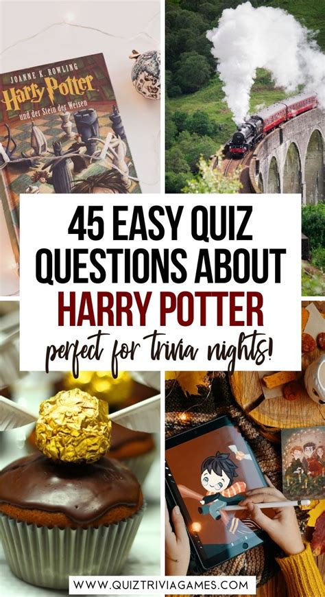 45 Easy Harry Potter Quiz Questions And Answers Quiz Trivia Games