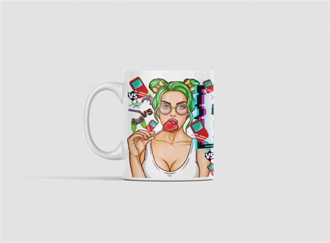 Taza Personalizada Game Over Chica Lollipop Nozzomi