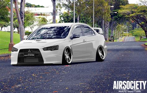 Stanced Evo X