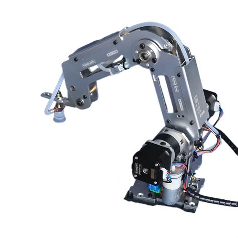 Brazo De Robot Paso A Paso De Metal Completo 4 Aixs Soporte De Brazo