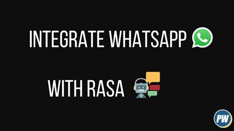 How To Connect Whatsapp With Rasa Chatbot Python Warriors