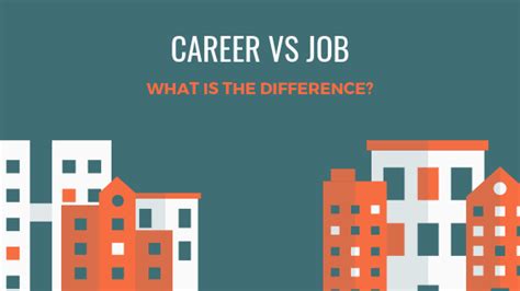 What Is The Difference Between A Job And A Career Job