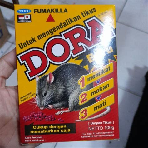 Jual Dora Racun Tikus Kirim Instant Courier Dora Racun Umpan Tikus Obat