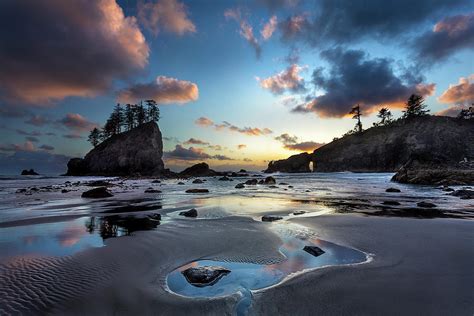 Second Beach Sunset Near Forks, Wa Photograph by Howard Snyder - Pixels