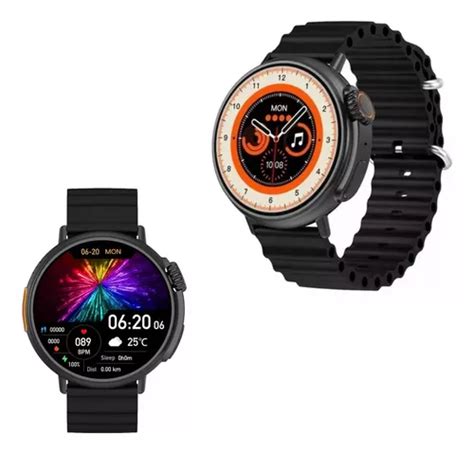 Relogio Smartwatch Ultra Pro Redondo Original Nfe Activity