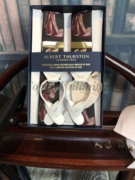 Albert Thurston LIMITED EDITION Woven Braces/Suspenders.. Limited to ...