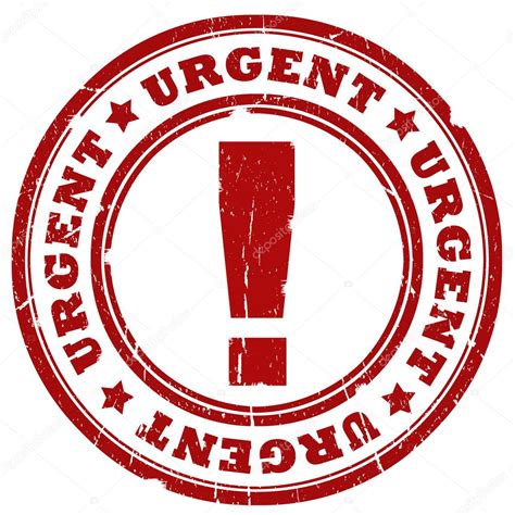 Urgent Red Ink Stamp Stock Photo Arcady