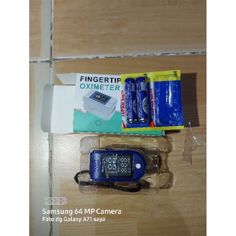 Jual Oxymeter Oksimeter Fingertip Pulse Oksigen Meter SpO2 Oximeter