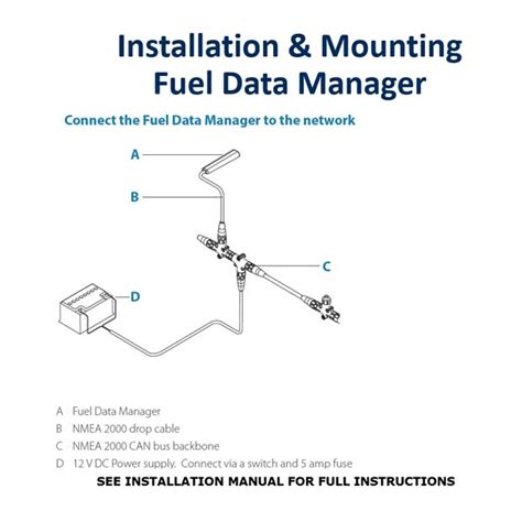 Lowrance Fuel Data Manager Black Waveinn