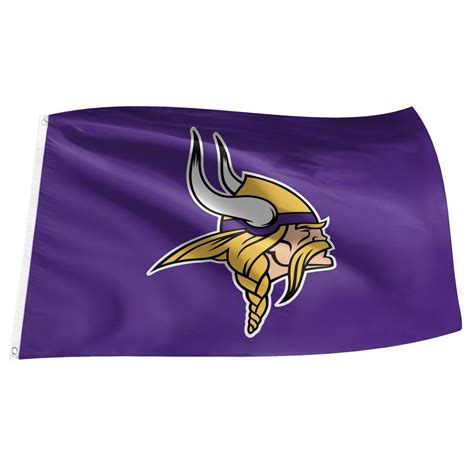 Purple Minnesota Vikings 3' x 5' Flag