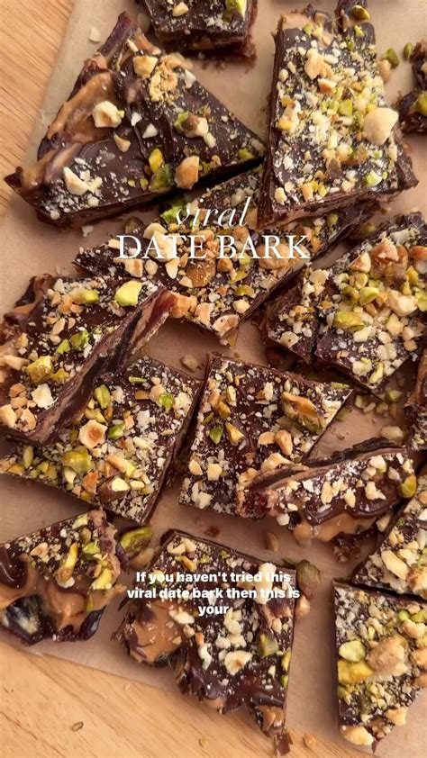 Easy Chocolate Date Bark Artofit