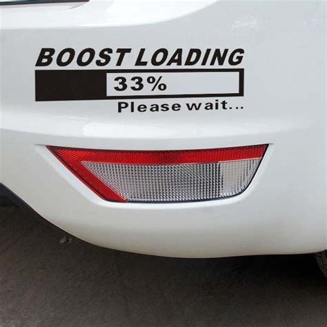 Boost Loading Car Decal Sticker Tesla