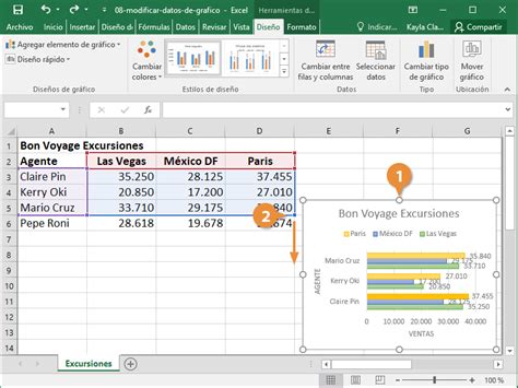 Modificar Datos De Gr Fico Customguide