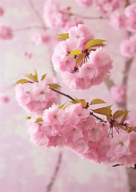 Cherry Blossoms In Spring Wallpaper Print Background Wallpaper Image ...