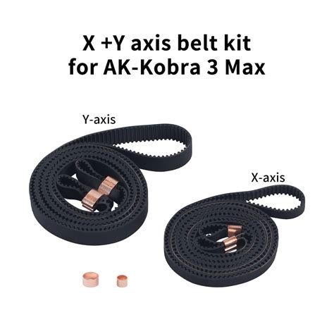 anycubic kobra  max   axis belt kit accurate delivery