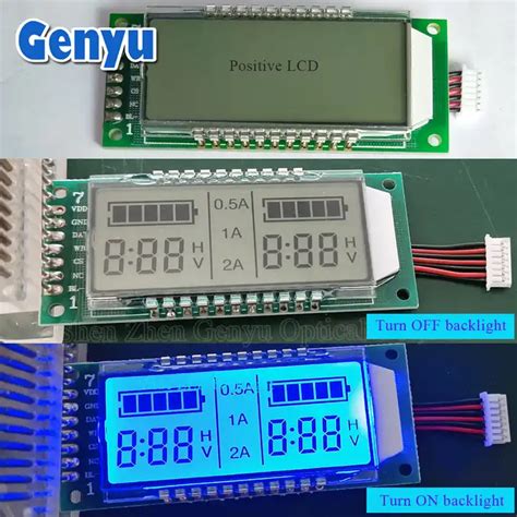 Custom Positive LCD Display Module Tn Htn Stn Fstn Va Btn Segment LCD