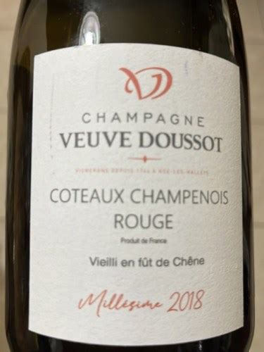 Veuve Doussot Coteaux Champenois Rouge Vivino US