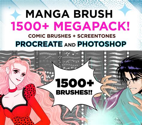 Top 60 Manga Brushes For Procreate On Gumroad