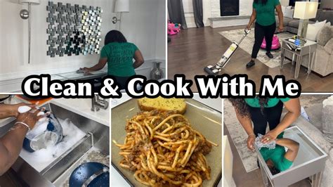 Clean And Cook With Me Extreme Cleaning Motivation Youtube