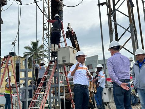 Edesur restablece más del 90 del servicio eléctrico en su zona de