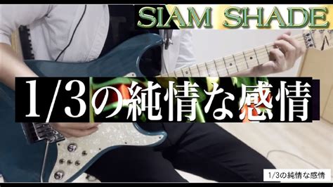 1 3の純情な感情弾いてみました SIAM SHADE 1 3の純情な感情 guitar cover YouTube