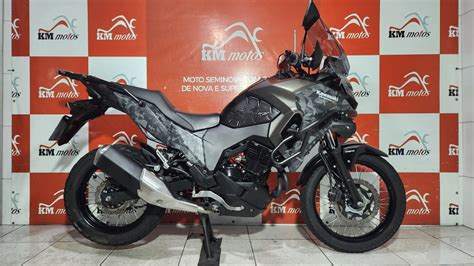 Kawasaki Versys X 300 Tourer 2020 Cinza KM Motos Sua Loja De Motos