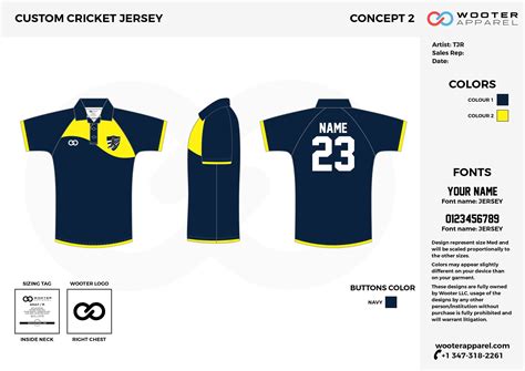 Cricket Jersey Design Design Your Cricket Uniform Wooter Apparel