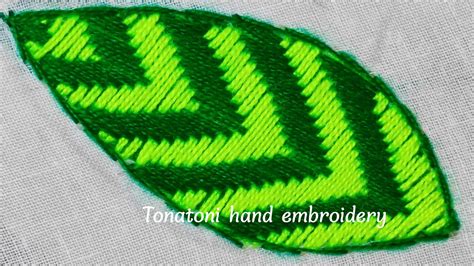 Como Bordar Hojas Grandes Hand Embroidery Mastering Leaf Hand