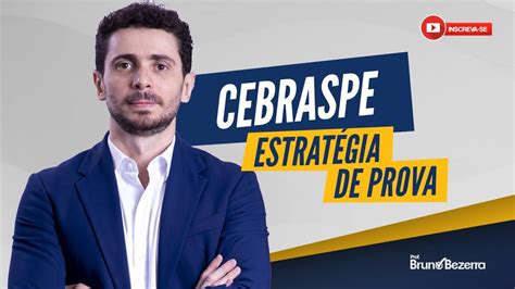 Como fazer provas do Cebraspe Cespe Estratégia de prova YouTube