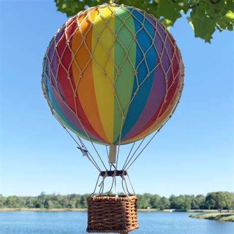 Handmade Hot Air Balloon Model Home Decor Etsy