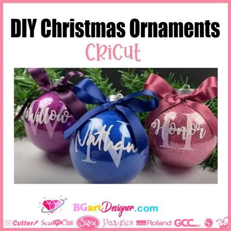 → DIY Christmas Ornaments With Cricut - tutorial step-by-step picture