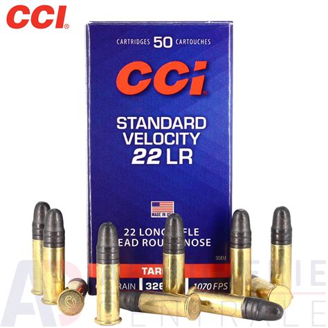 Cartouches 22lr Cci Standard Velocity X50 Armurerie Centrale