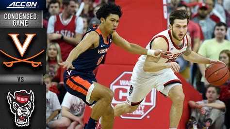 Virginia Vs North Carolina Condensed Game 2018 19 ACC Basketball