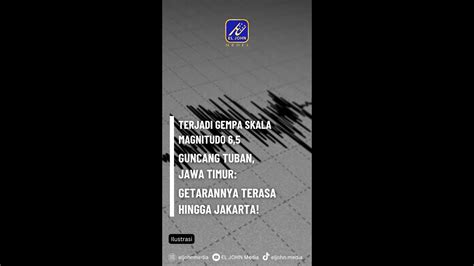 Gempa Magnitudo Guncang Tuban Getarannya Terasa Hingga Jakarta