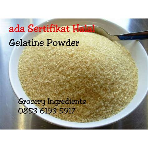 Jual Gelatin Powder 500Gram Gelatine Bubuk Merek Gelita Halal