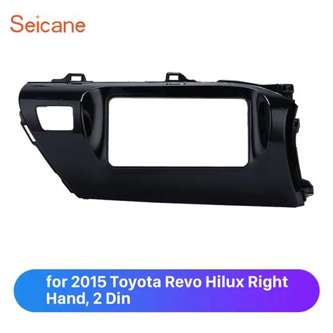 Seicane Double Din Car Stereo Trim Frame In Dash For 2015 Toyota Revo