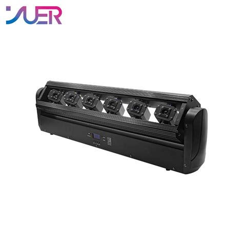 Yuer Dj Laser 6 Eyes Bar Light Fat Beam Laser Rgb 6x500mw Dmx Control Moving Head Beam Laser