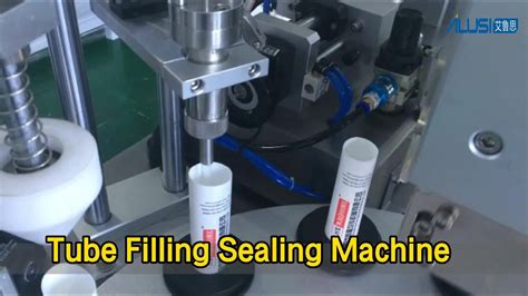 Plastic Tube Filling Sealing Machine Pcs Min Ultrasonic Semi Auto