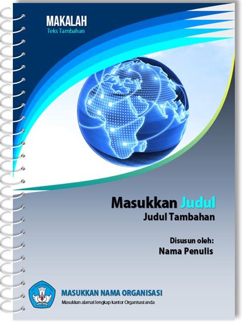 Contoh Cover Makalah Yang Dibuat Dengan Word Dan PowerPoint PAKAR