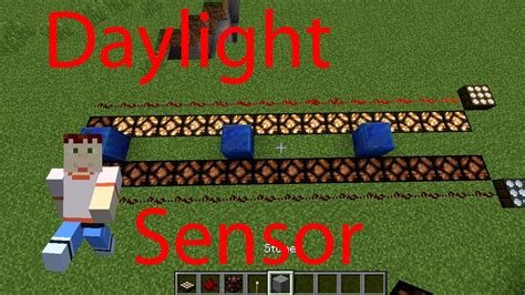 How To Use Daylight Sensor In Minecraft YouTube