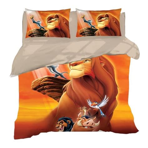 Le Roi Lion Parure De Couette 3D Imprime 1 Housse De Couette 220 X 230