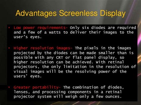 Screenless display