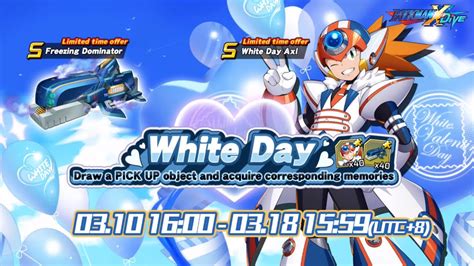 Mega Man X Dive White Day Axl Steals The Spotlight Duff Mcwhalen